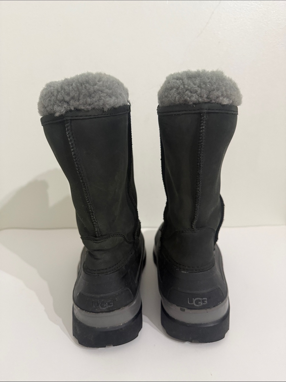 RARE Ugg Australia Pueblo Boots Mens Size 9 Shearling Lined Waterproof - Picture 6 of 12